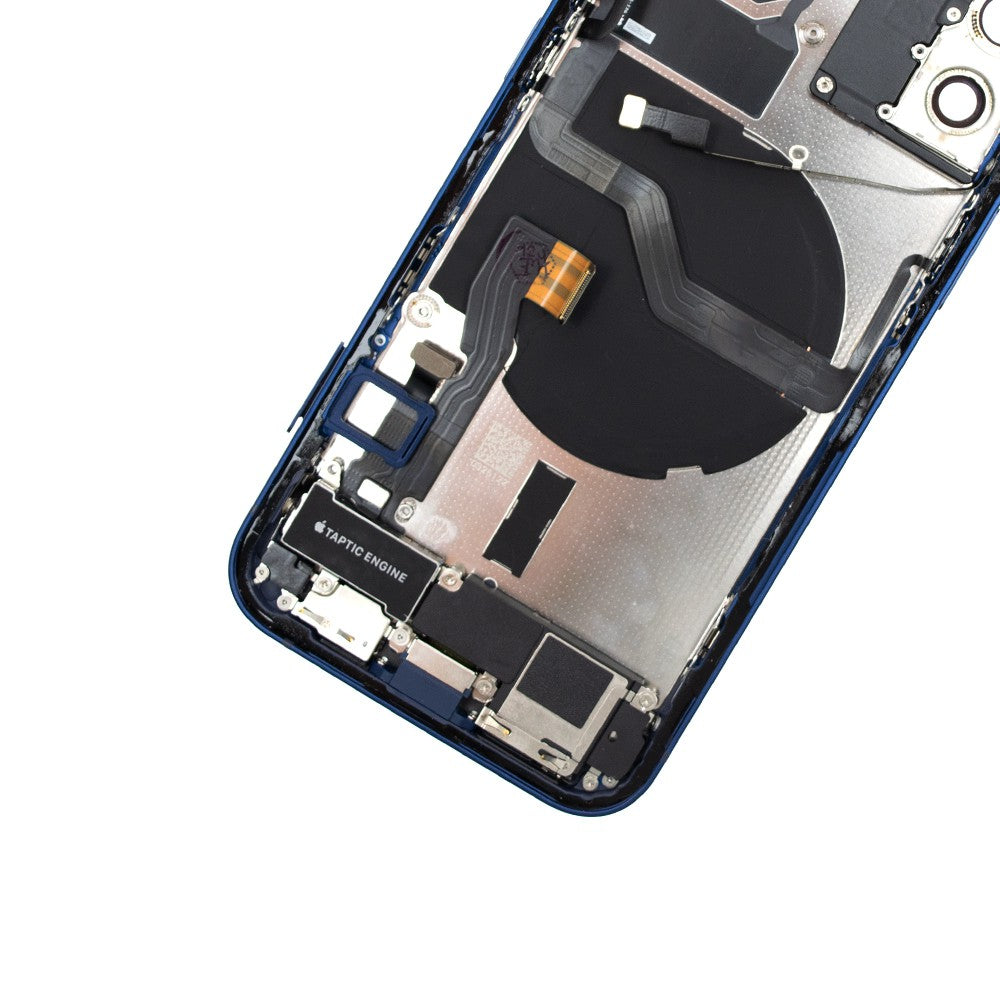 Rear Housing with Full Set Parts for iPhone 12-Blue (Purple) Rear Housing with Full Set Parts for iPhone 12-Blue (Purple)